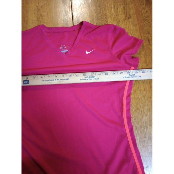 Nike Dri-FIT women's pink short sleeve athletic top size m - Picture 3 of 6